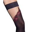 Kép 5/6 - Cottelli Collection - Legwear - csábító combharisnya (fekete)