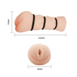 Kép 6/8 - Crazy Bull - Pocket Pussy 3D - élethű, bordázott, vagina maszturbátor 3 gyűrűvel (natúr)