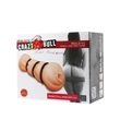Kép 8/8 - Crazy Bull - Pocket Pussy 3D - élethű, bordázott, vagina maszturbátor 3 gyűrűvel (natúr)