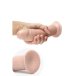 Kép 3/12 - Blush - Dr. Skin - Self Kubricating Dildo 8&quot; -  élethű, rögzíthető, extra síkos dildó (natúr)