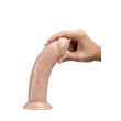 Kép 11/12 - Blush - Dr. Skin - Self Kubricating Dildo 8&quot; -  élethű, rögzíthető, extra síkos dildó (natúr)