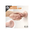 Kép 12/12 - Blush - Dr. Skin - Self Kubricating Dildo 8&quot; -  élethű, rögzíthető, extra síkos dildó (natúr)