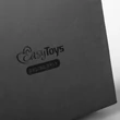 Kép 6/7 - EasyToys - Silicone Strap-On - hajlított, felcsatolható dildó állítható hevederrel (fekete)