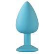 Lola Toys - Emotions - Cutie Large - világoslila kristályos análdugó (türkiz)