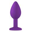 Lola Toys - Emotions - Cutie Small - áttetsző kristályos análdugó (lila)