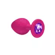 Kép 4/4 - Lola Toys - Emotions - Cutie Small - sötétlila kristályos análdugó (pink)