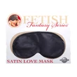 Kép 1/3 - FFS - Satin Love Mask - szemtakaró (fekete)