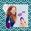Kép 6/7 - FeelzToys - Anna - 10 funkciós, wireless vibrotojás (sötét-lila)