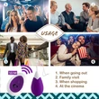 Kép 7/7 - FeelzToys - Anna - 10 funkciós, wireless vibrotojás (sötét-lila)