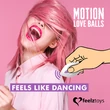 Kép 5/6 - FeelzToys - Motions Love Balls Jivy - wireless, vibrációs gésagolyó (USB) - lila