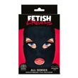 Kép 1/6 - Fetish Dreams - All Senses - maszk nyitott száj és szemnyílással (fekete)