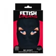 Kép 1/6 - Fetish Dreams - Be Quiet - maszk nyitott szemnyílással (fekete)