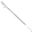Glass Drinking Straw - Willy - pénisz végű üveg szívószál készlet (áttetsző)