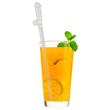 Glass Drinking Straw - Willy - pénisz végű üveg szívószál készlet (áttetsző)