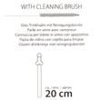 Glass Drinking Straw - Willy - pénisz végű üveg szívószál készlet (áttetsző)
