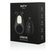Kép 1/6 - Inty - Crave - wireless, vibrációs vibrációs péniszgyűrű és csiklóizgató (USB) - fekete