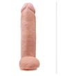 Kép 1/6 - Pipdream - King Cock -  12&quot; Cock with Balls - élethű, rögzíthető, herés dildó (natúr)