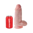 Kép 4/7 - Pipedream - King Cock - Chubby Light - élethű, rögzíthető, herés dildó (natúr)