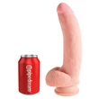 Kép 7/9 - Pipdream - King Cock Plus - 10&quot; Triple Density Cock with Balls - élethű, felcsatolható, herés dildó (natúr)