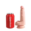 Kép 7/8 - Pipdream - King Cock Plus - 5&quot; Triple Density Cock with Balls - élethű, felcsatolható, herés dildó (natúr)