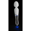 Kép 10/12 - Liaison - Glass Vibrator 1 - 10 funkciós, LED-es, szilikon masszírozó és üveg vibrátor duó (USB) - fehér