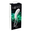Kép 1/12 - Liaison - Glass Vibrator 2 - 10 funkciós, LED szilikon masszírozó és üveg vibrátor duó (USB) - fehér