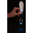 Kép 12/12 - Liaison - Glass Vibrator 2 - 10 funkciós, LED-es, szilikon masszírozó és üveg vibrátor duó (USB) - fehér