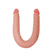 Kép 3/4 - Lola Toys - Naughty Instinct - kétoldali, élethű dildó (natúr)