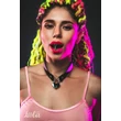 Kép 9/9 - Lola Toys - The Collar Party Hard Utopia- nyakörv szívlakattal(fekete)