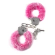 Kép 3/4 - Lola Toys - Bondage Collection - díszített, plüss csuklóbilincs (pink)