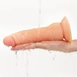Kép 16/21 - Lovetoy - Ingen - Easy Strapon Set 7.5'' - wired, felcsatolható, élethű vibrátor hámmal (natúr)