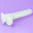 Kép 10/19 - Lovetoy - Lumino Play - Glow in the Dark - rögzíthető, foszforeszlákó, élethű dildó (áttetsző)