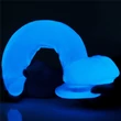 Kép 13/19 - Lovetoy - Lumino Play - Glow in the Dark - rögzíthető, foszforeszlákó, élethű dildó (áttetsző)