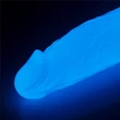 Kép 19/19 - Lovetoy - Lumino Play - Glow in the Dark - rögzíthető, foszforeszlákó, élethű dildó (áttetsző)
