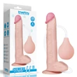 Kép 1/20 - Lovetoy - 11&quot; Squirt Extreme - spriccelő, élethű, rögzíthető, herés dildó (natúr)