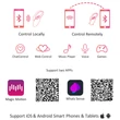Kép 10/10 - Magic Motion - Flamingo - szilikon, websmart vibrotojás (USB) - pink