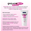 Kép 3/3 - Medica - OrgasmMax Cream - orgazmus és vágyfokozó krém hölgyeknek (50ml)