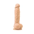 Kép 1/3 - NS Novelties - Vibrating Colours 5&quot; - rögzíthető, élethű, herés vibrátor (natúr)