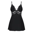 Kép 4/8 - Obsessive - 810-BAB-1 - csipke babydoll és tanga szett (S/M) - fekete
