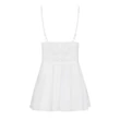 Kép 4/8 - Obsessive - 810-BAB-2 - csipke babydoll és tanga szett (S/M) - fehér