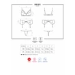 Kép 8/8 - Obsessive - 818-SEG-1 - 3 részes csipke fehérnemű szett (L/XL) - fekete