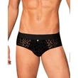 Kép 4/7 - Obsessive - Azmeron - hátul nyitott jockstrap (S/M) - fekete