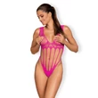 Kép 1/7 - Obsessive - B121 - hálós body (S/M/L) - pink