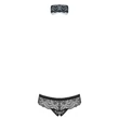 Kép 6/7 - Obsessive - Firella -3 részes csipke fehérnemű szett (L/XL) - fekete