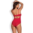 Kép 3/6 - Obsessive - Jolierose - nyitott csipkés body (S/M) - piros