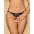 Kép 6/9 - Obsessive - Liferia - nyitott, csipke T-String tanga (L/XL) - fekete