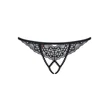 Kép 8/9 - Obsessive - Liferia - nyitott, csipke T-String tanga (L/XL) - fekete