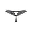 Kép 9/9 - Obsessive - Liferia - nyitott, csipke T-String tanga (L/XL) - fekete