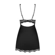 Kép 7/7 - Obsessive - Luave - csipke babydoll és tanga szett (L/XL) - fekete