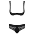 Kép 6/8 - Obsessive - Miamor -2 részes csipke fehérnemű szett (L/XL) - fekete